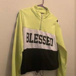 Jacket size medium and green and black